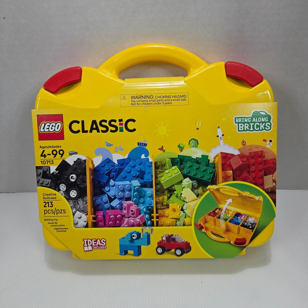 LEGO Classic Creative Suitcase 10713 Building Toy 213 Pieces Ages 4-99‎